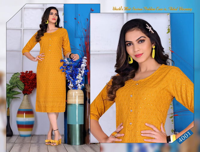 Beauty Winsome 1 Fancy Exclusive Wear Latest Embroidery Kurti Collection